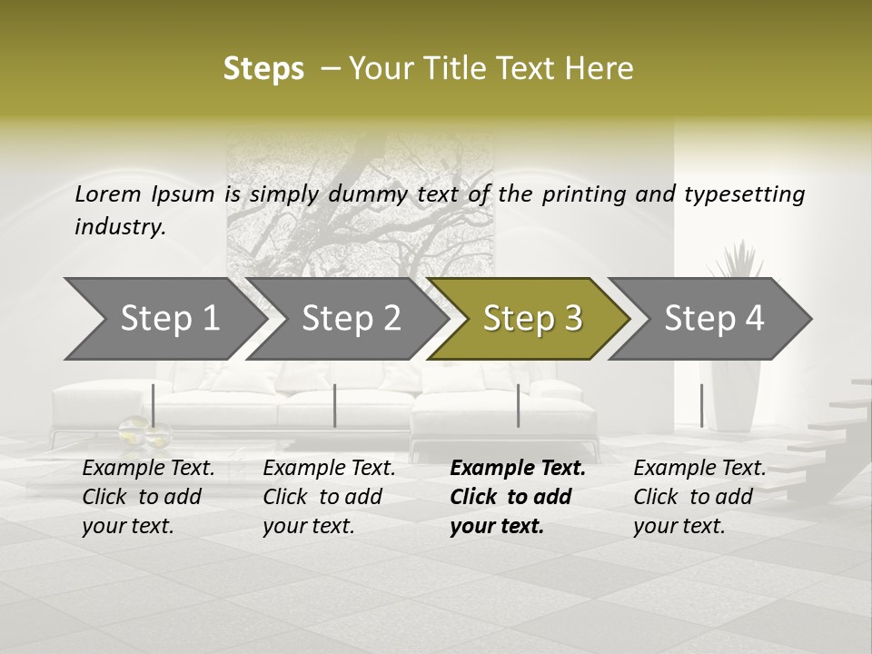Luce Pavimento Libri PowerPoint Template