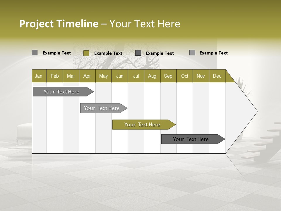 Luce Pavimento Libri PowerPoint Template