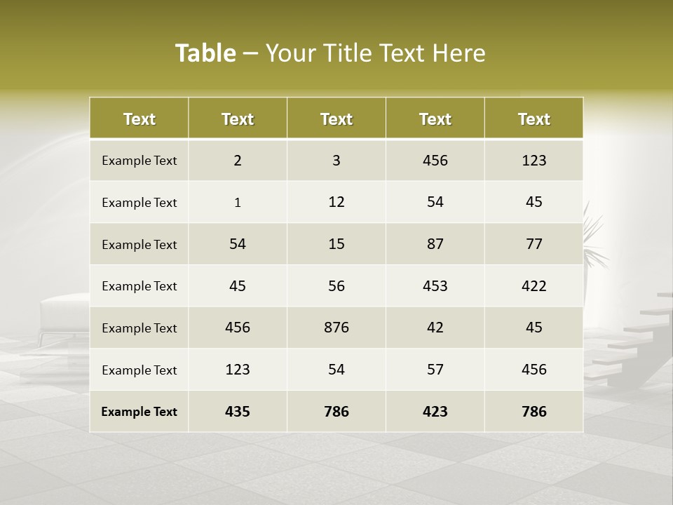 Luce Pavimento Libri PowerPoint Template