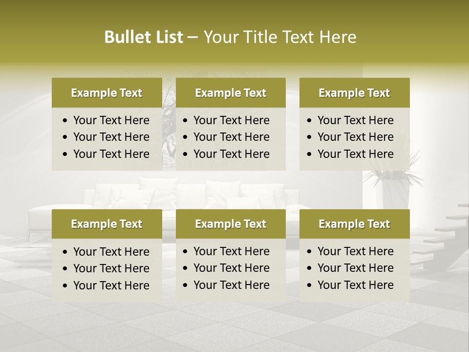 Luce Pavimento Libri PowerPoint Template