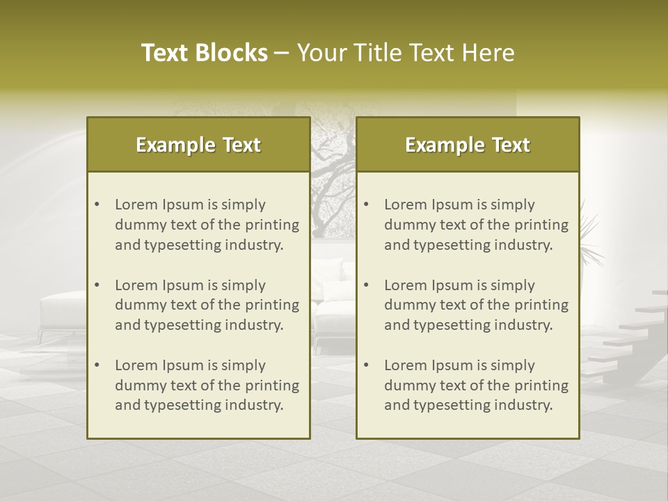Luce Pavimento Libri PowerPoint Template