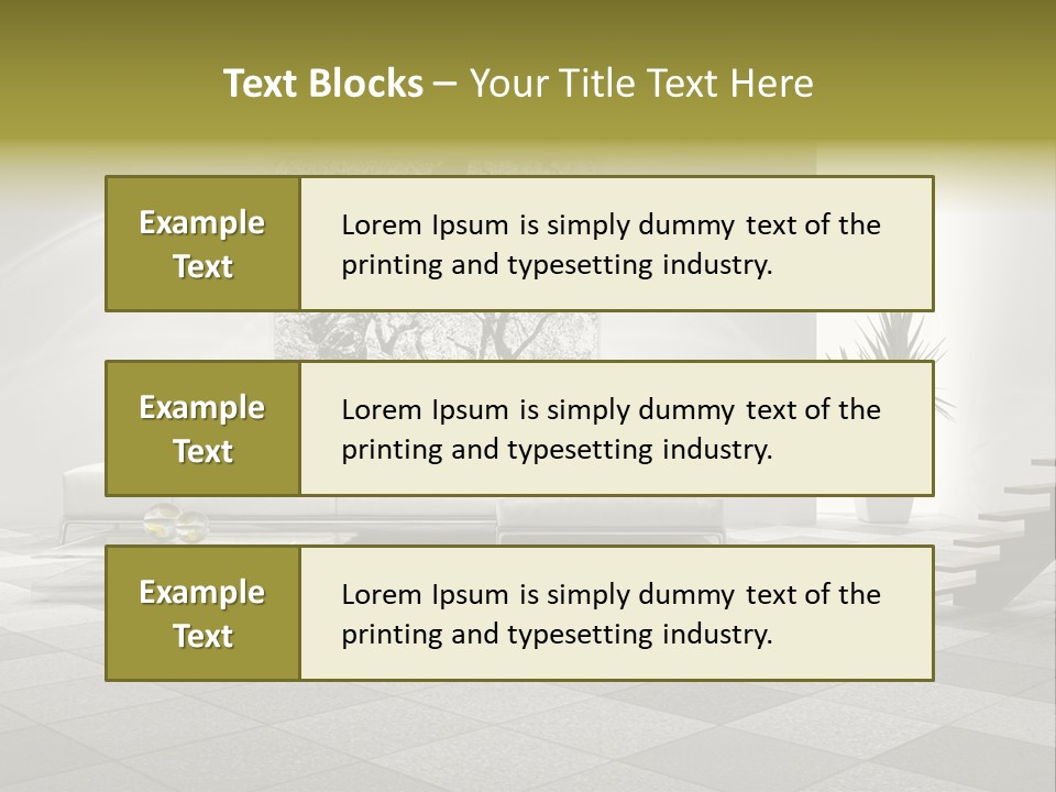Luce Pavimento Libri PowerPoint Template