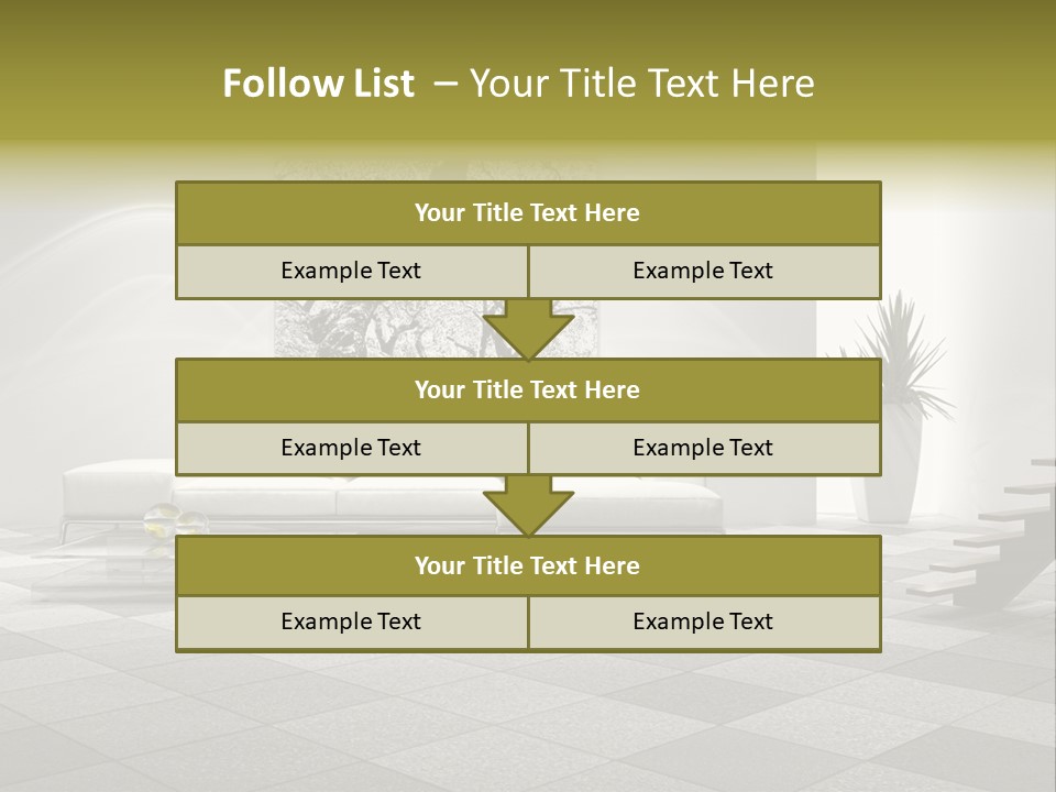 Luce Pavimento Libri PowerPoint Template