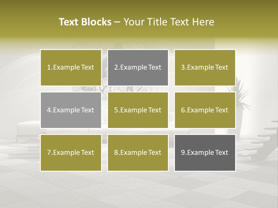Luce Pavimento Libri PowerPoint Template