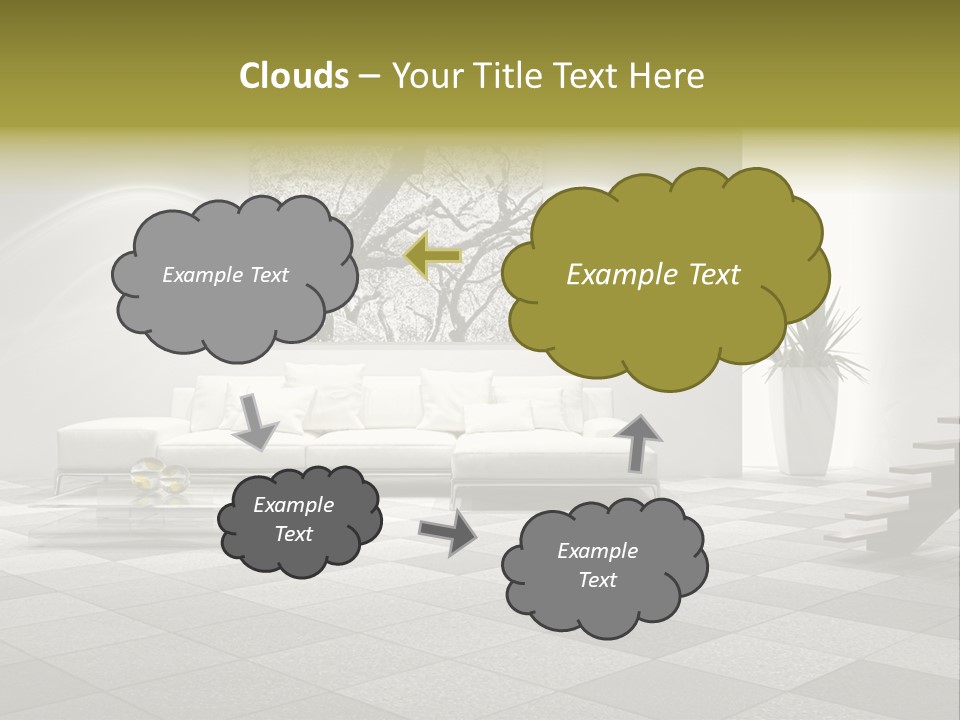 Luce Pavimento Libri PowerPoint Template