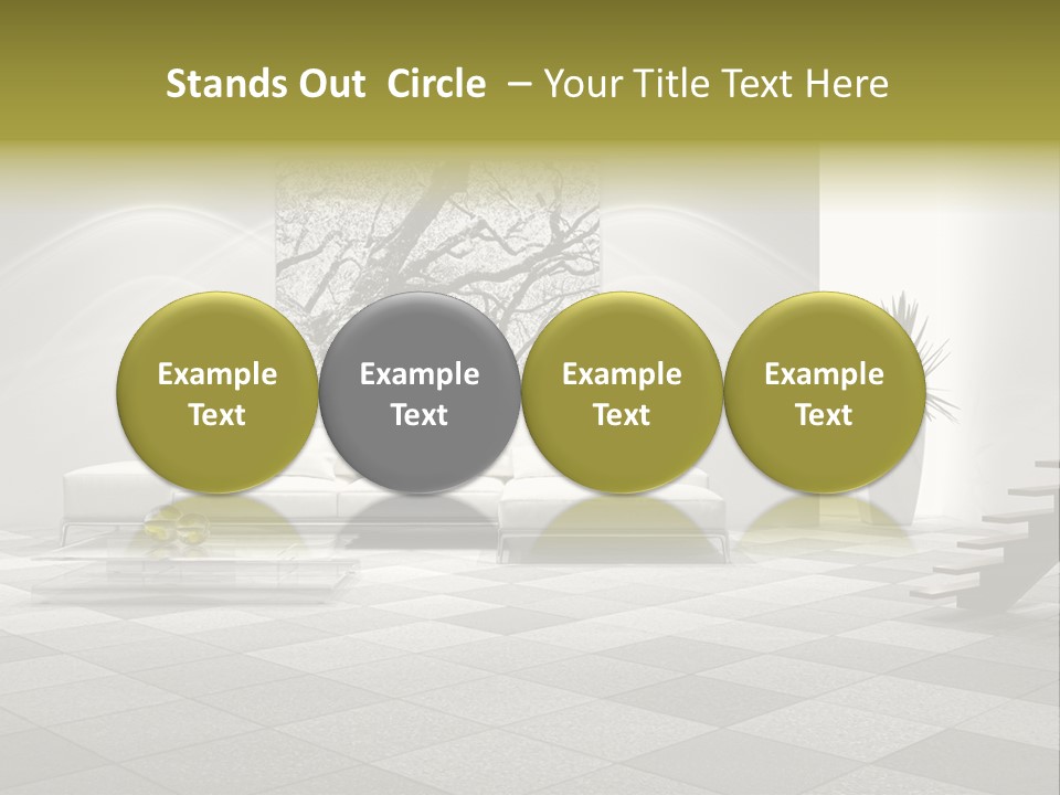 Luce Pavimento Libri PowerPoint Template