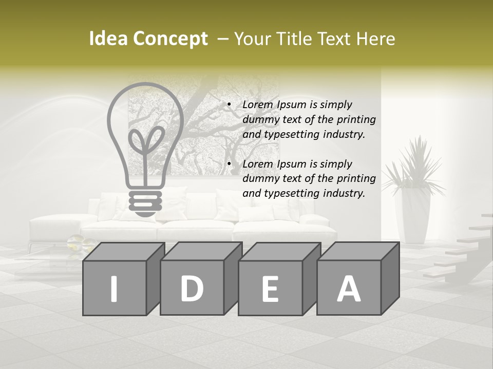 Luce Pavimento Libri PowerPoint Template