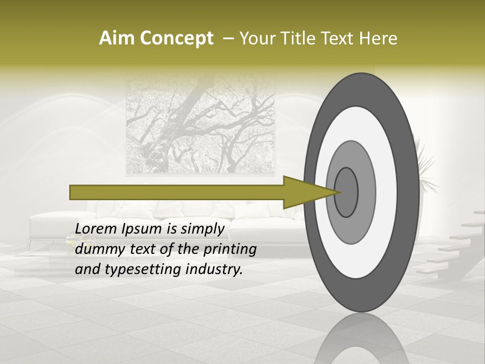 Luce Pavimento Libri PowerPoint Template