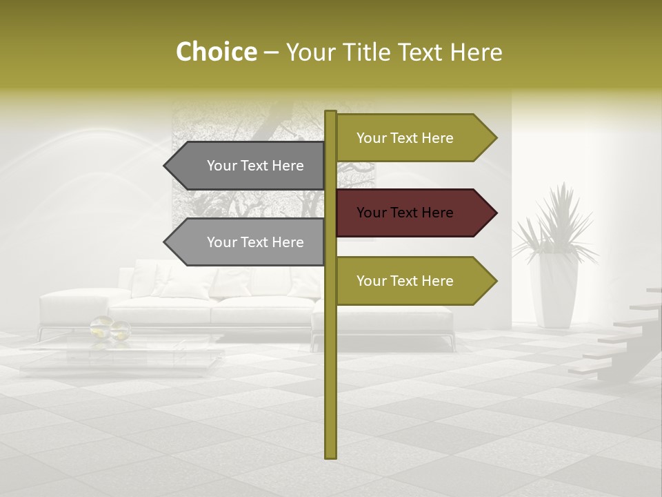 Luce Pavimento Libri PowerPoint Template