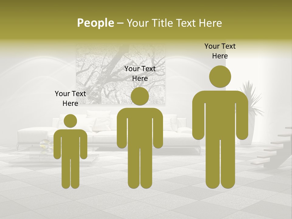 Luce Pavimento Libri PowerPoint Template