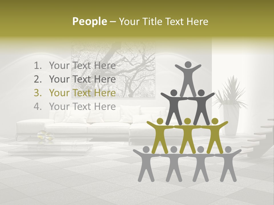 Luce Pavimento Libri PowerPoint Template