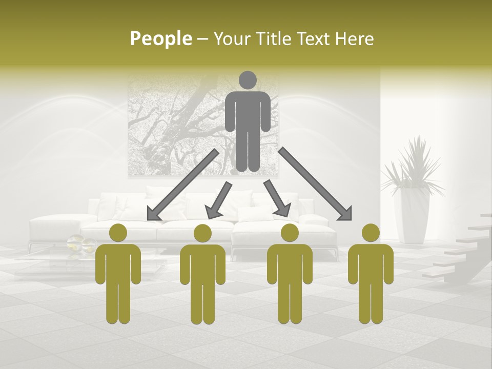 Luce Pavimento Libri PowerPoint Template