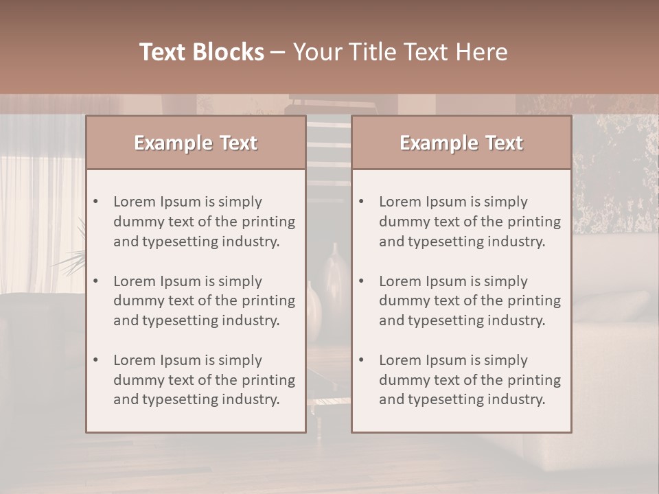 Eleganza Architettura Decori PowerPoint Template