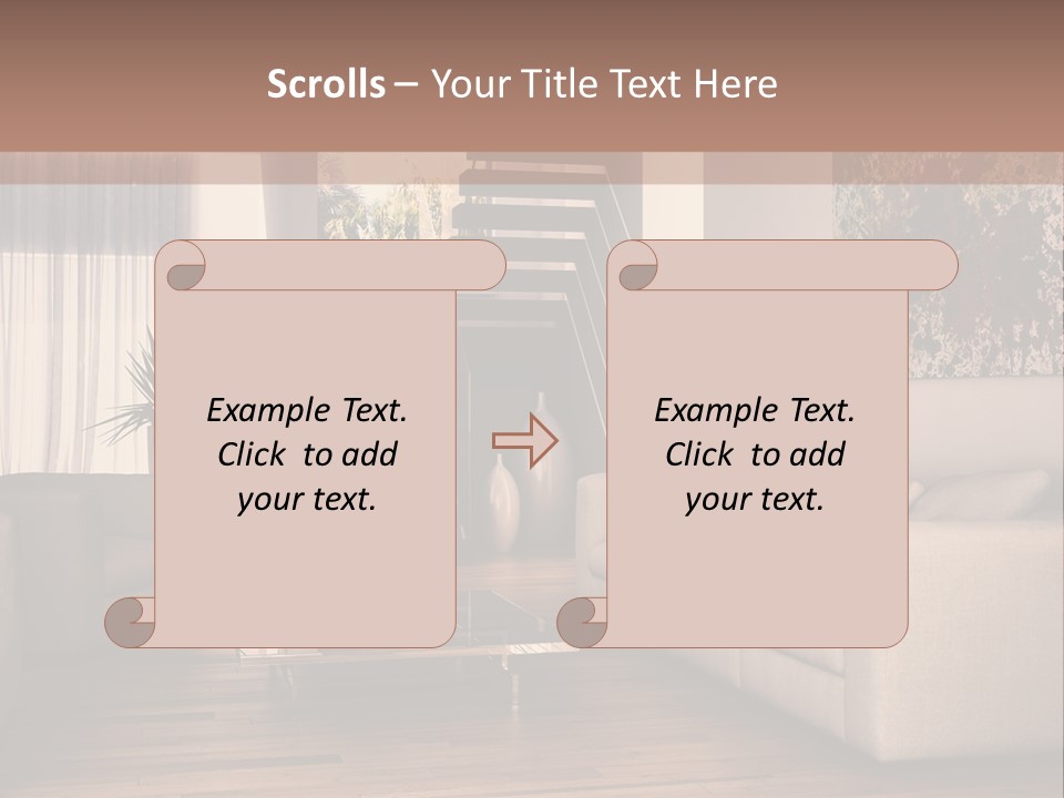 Eleganza Architettura Decori PowerPoint Template