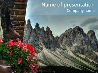 Mountain South Tyrol Natura PowerPoint Template