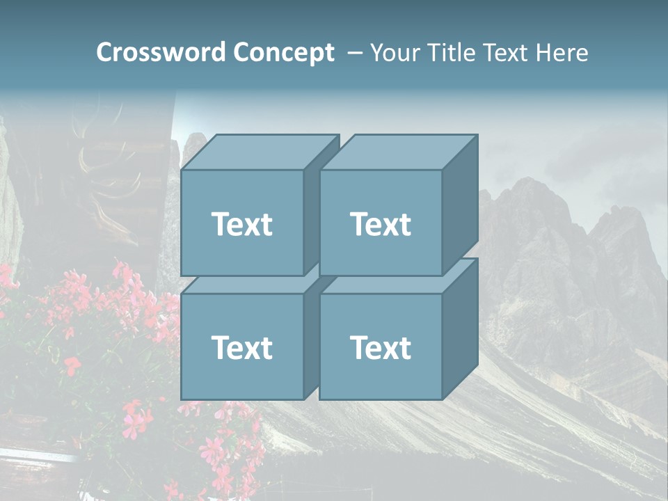 Mountain South Tyrol Natura PowerPoint Template