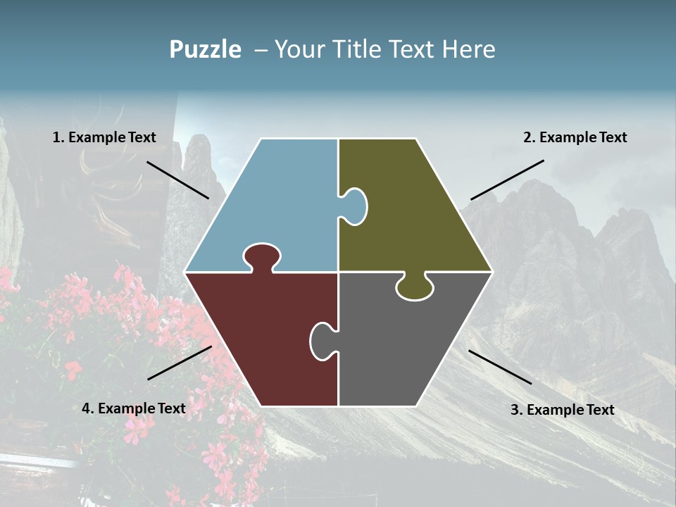 Mountain South Tyrol Natura PowerPoint Template