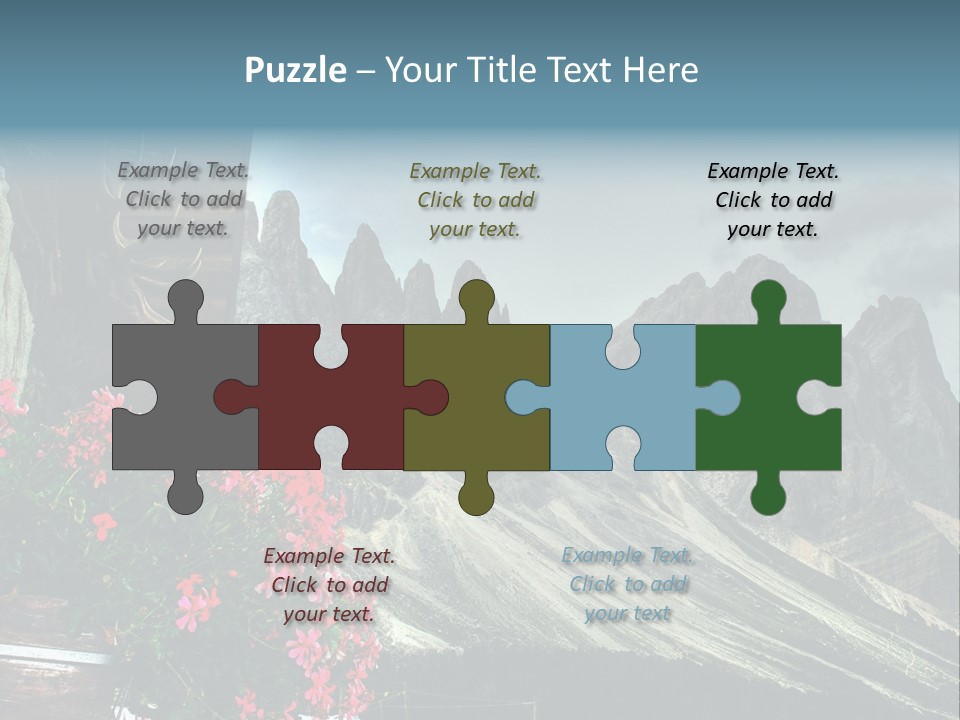 Mountain South Tyrol Natura PowerPoint Template