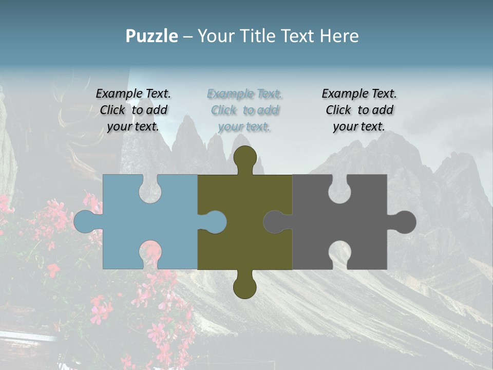 Mountain South Tyrol Natura PowerPoint Template