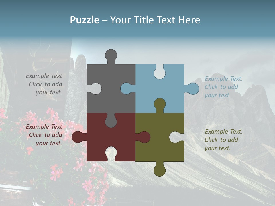 Mountain South Tyrol Natura PowerPoint Template