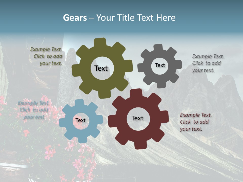 Mountain South Tyrol Natura PowerPoint Template