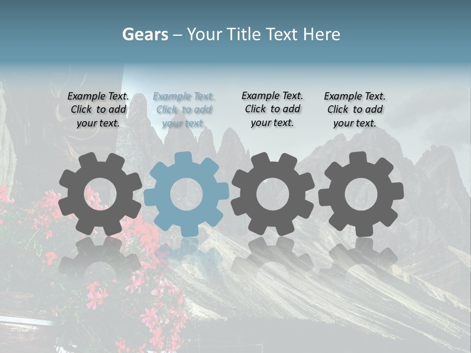 Mountain South Tyrol Natura PowerPoint Template