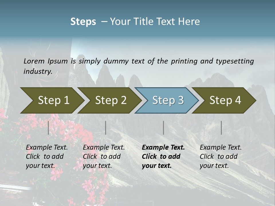 Mountain South Tyrol Natura PowerPoint Template