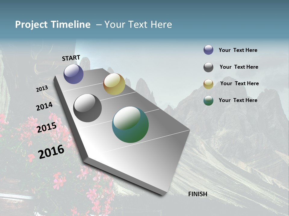 Mountain South Tyrol Natura PowerPoint Template