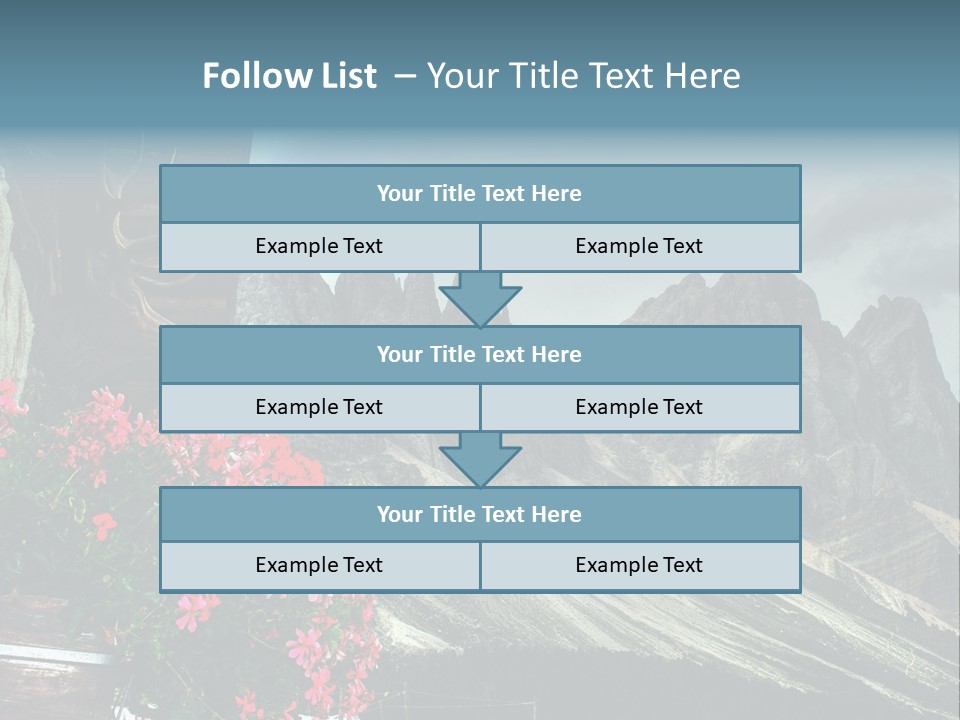 Mountain South Tyrol Natura PowerPoint Template