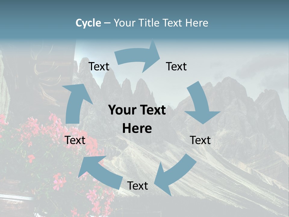 Mountain South Tyrol Natura PowerPoint Template