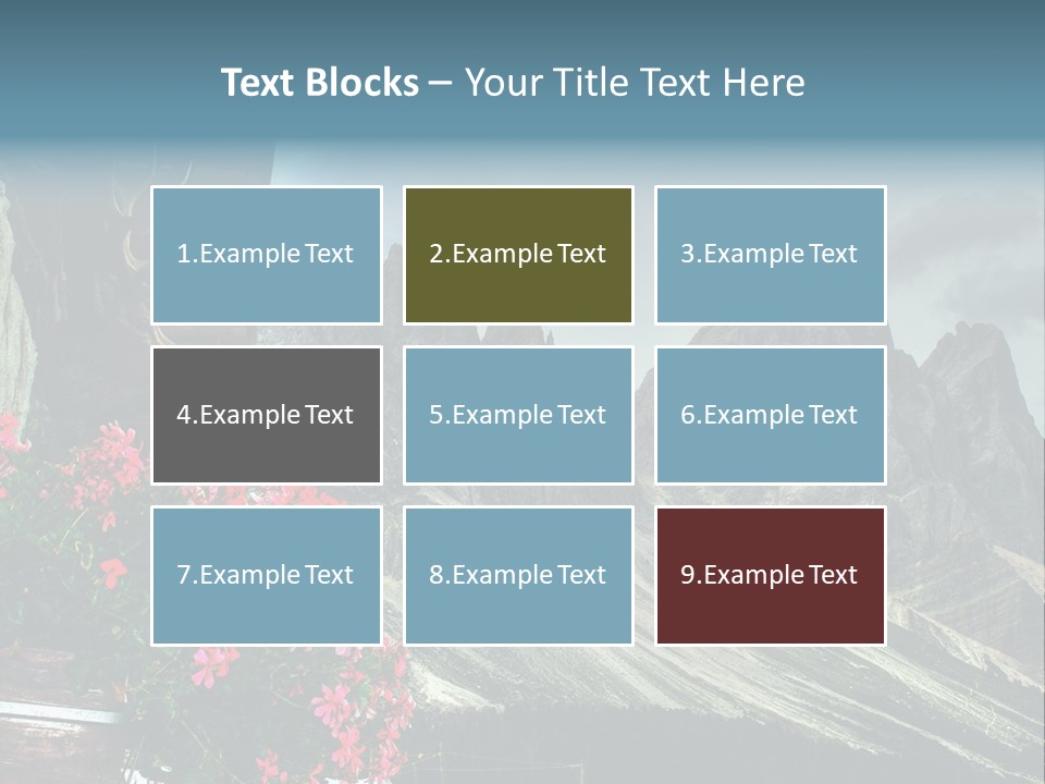 Mountain South Tyrol Natura PowerPoint Template