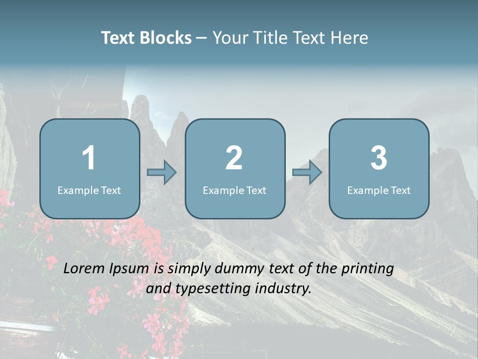Mountain South Tyrol Natura PowerPoint Template