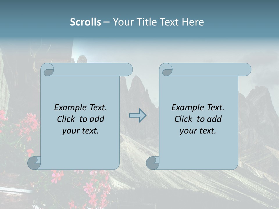 Mountain South Tyrol Natura PowerPoint Template