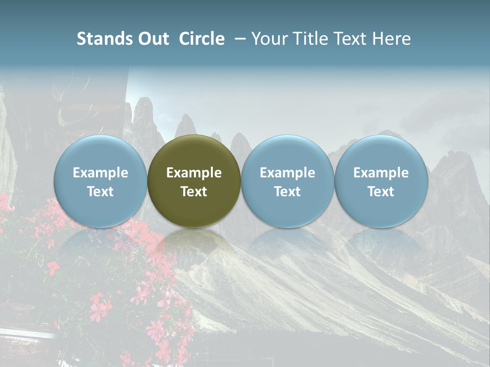 Mountain South Tyrol Natura PowerPoint Template