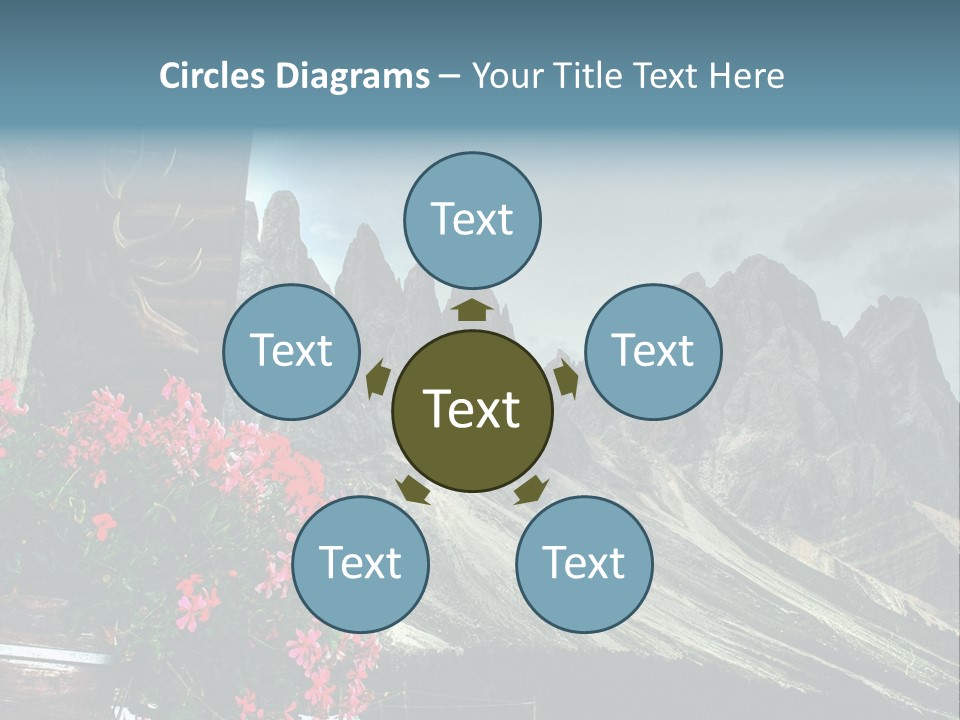 Mountain South Tyrol Natura PowerPoint Template