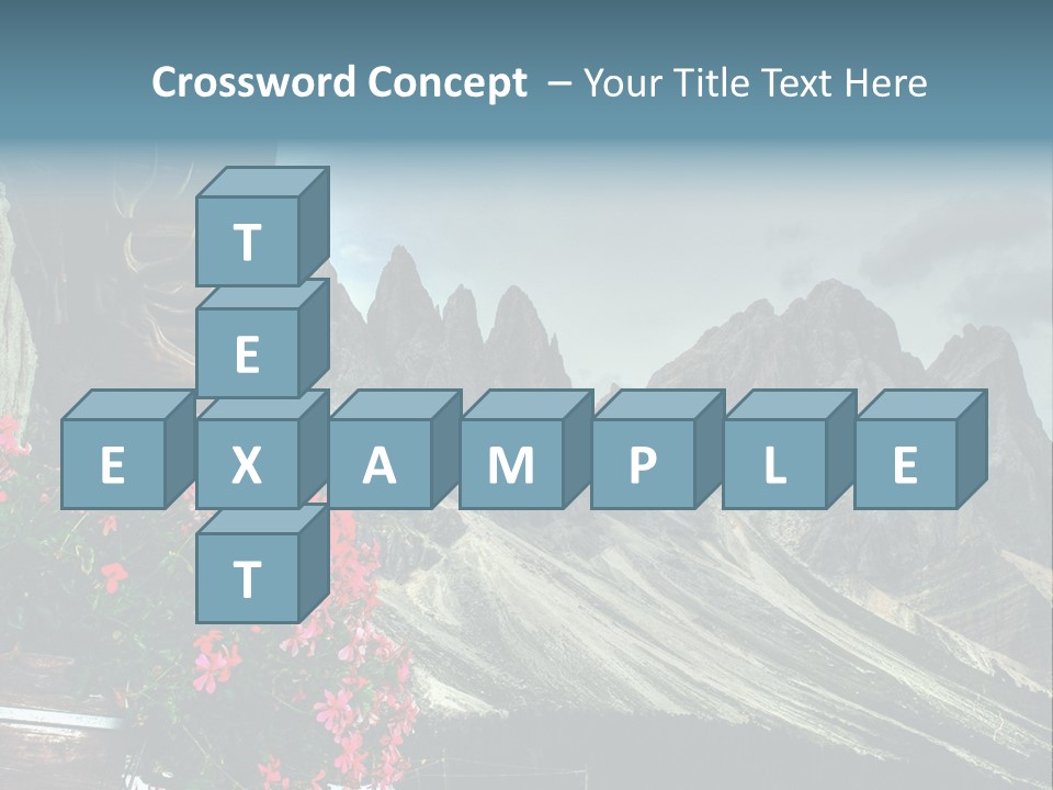 Mountain South Tyrol Natura PowerPoint Template