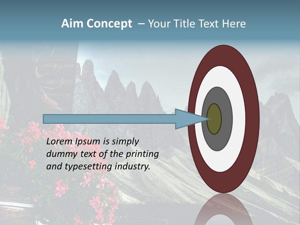 Mountain South Tyrol Natura PowerPoint Template