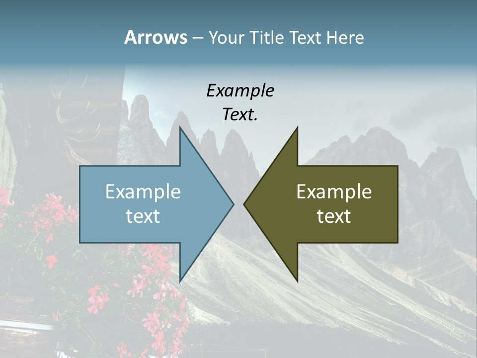 Mountain South Tyrol Natura PowerPoint Template