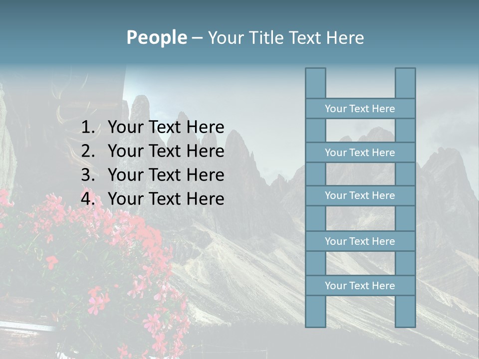 Mountain South Tyrol Natura PowerPoint Template