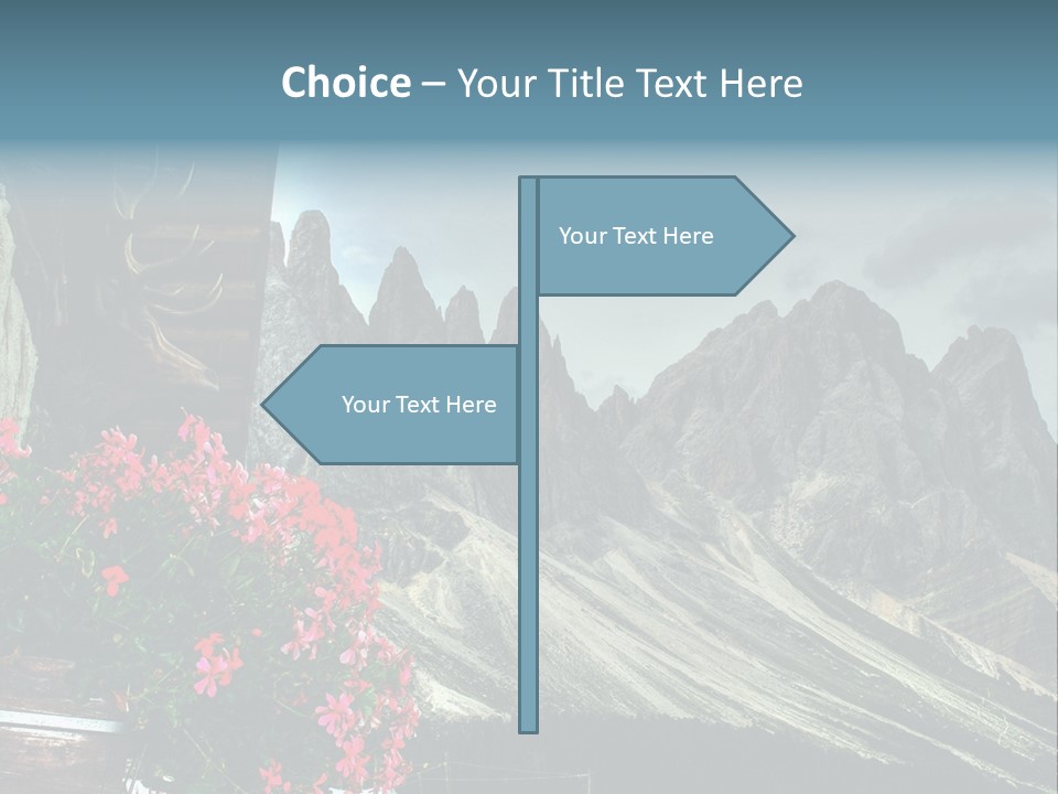 Mountain South Tyrol Natura PowerPoint Template