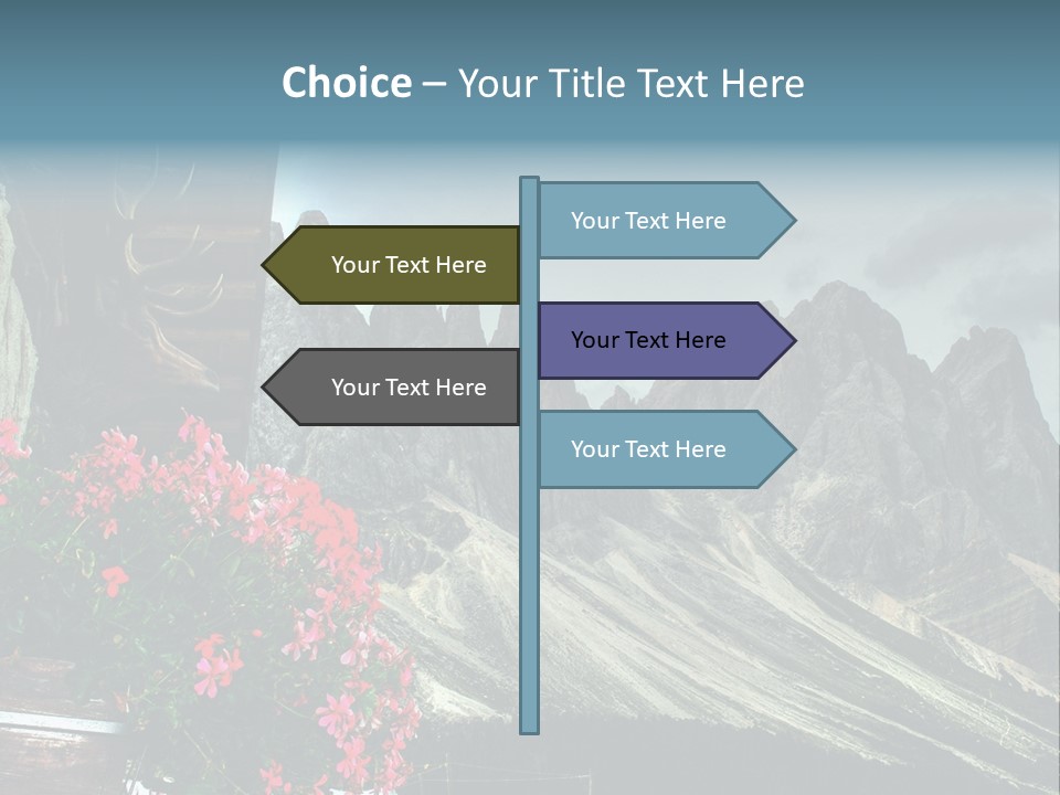 Mountain South Tyrol Natura PowerPoint Template