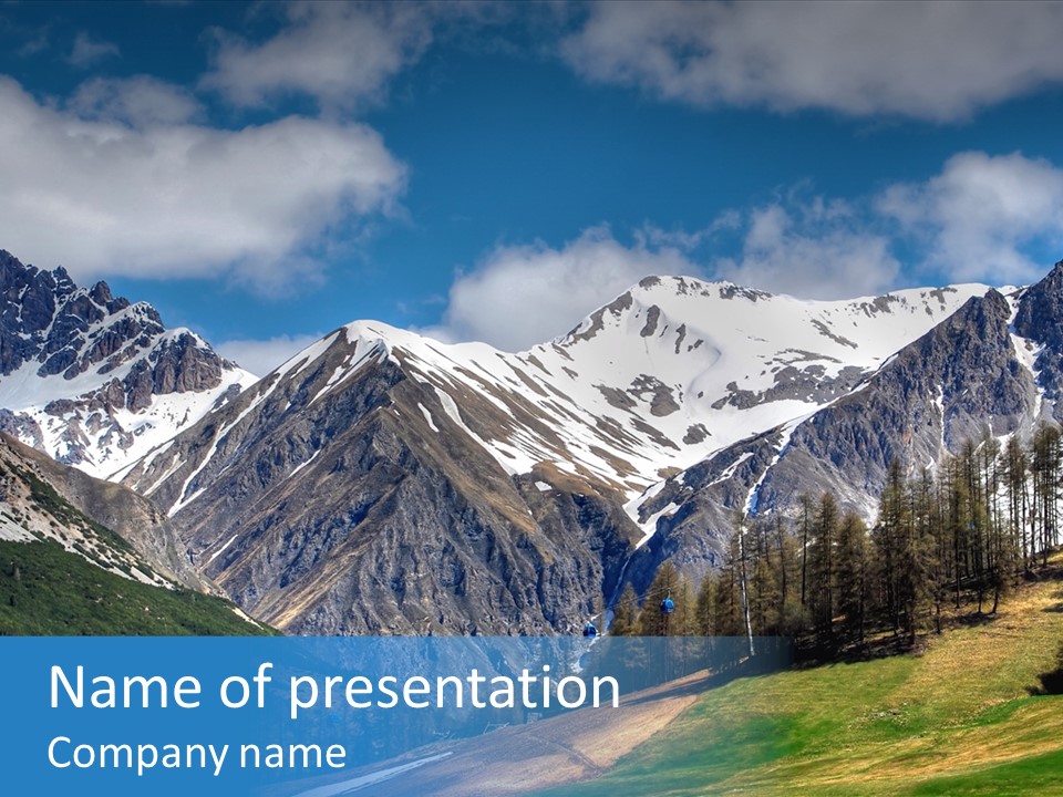 Escursioni Natura Sondrio PowerPoint Template