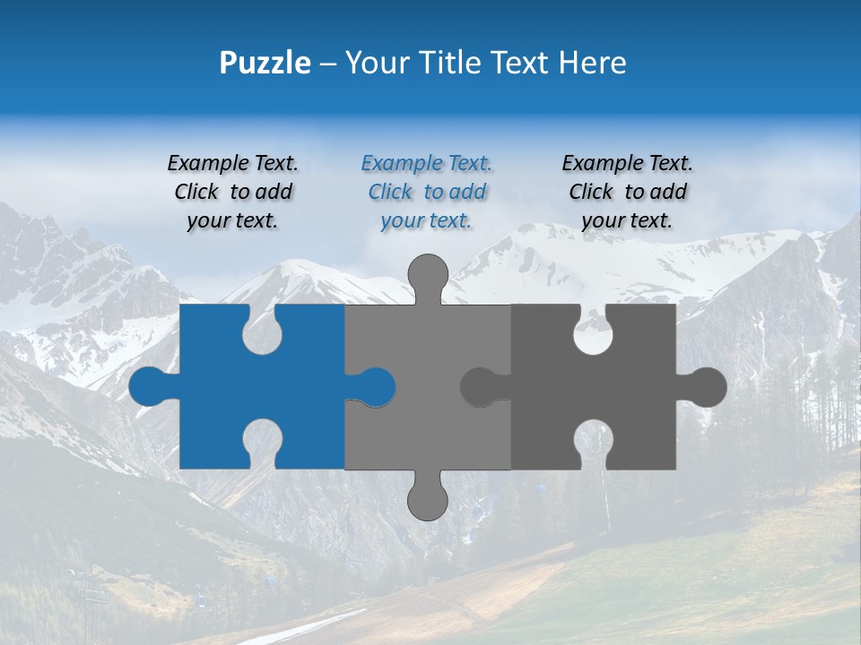 Escursioni Natura Sondrio PowerPoint Template