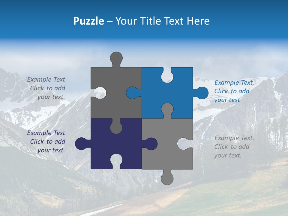 Escursioni Natura Sondrio PowerPoint Template