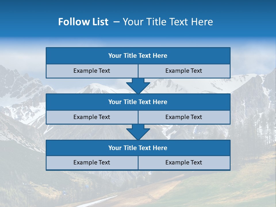 Escursioni Natura Sondrio PowerPoint Template