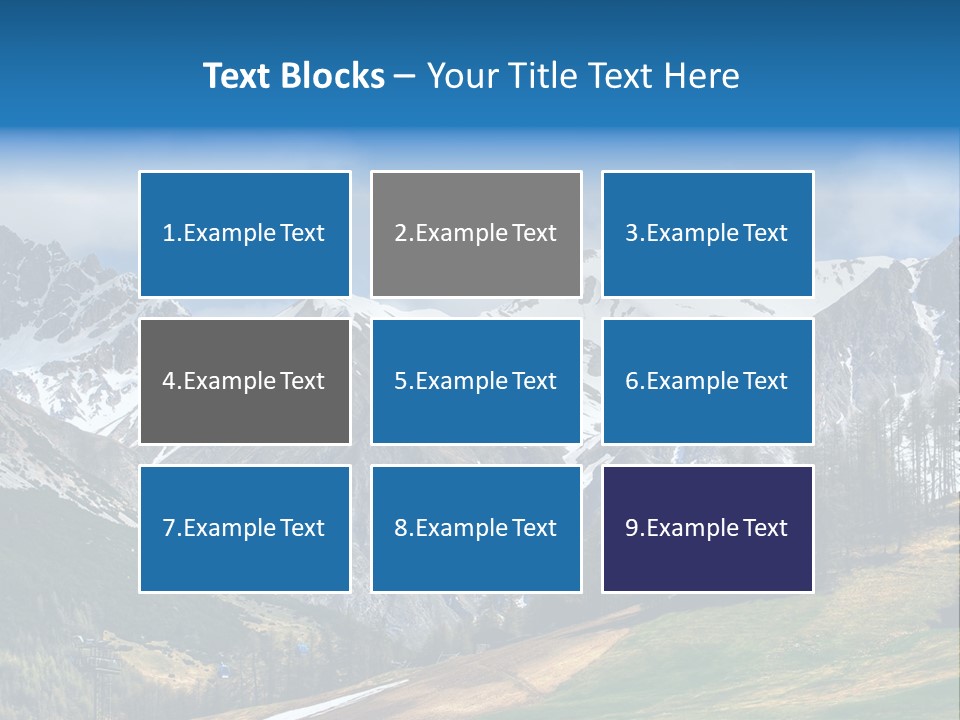 Escursioni Natura Sondrio PowerPoint Template