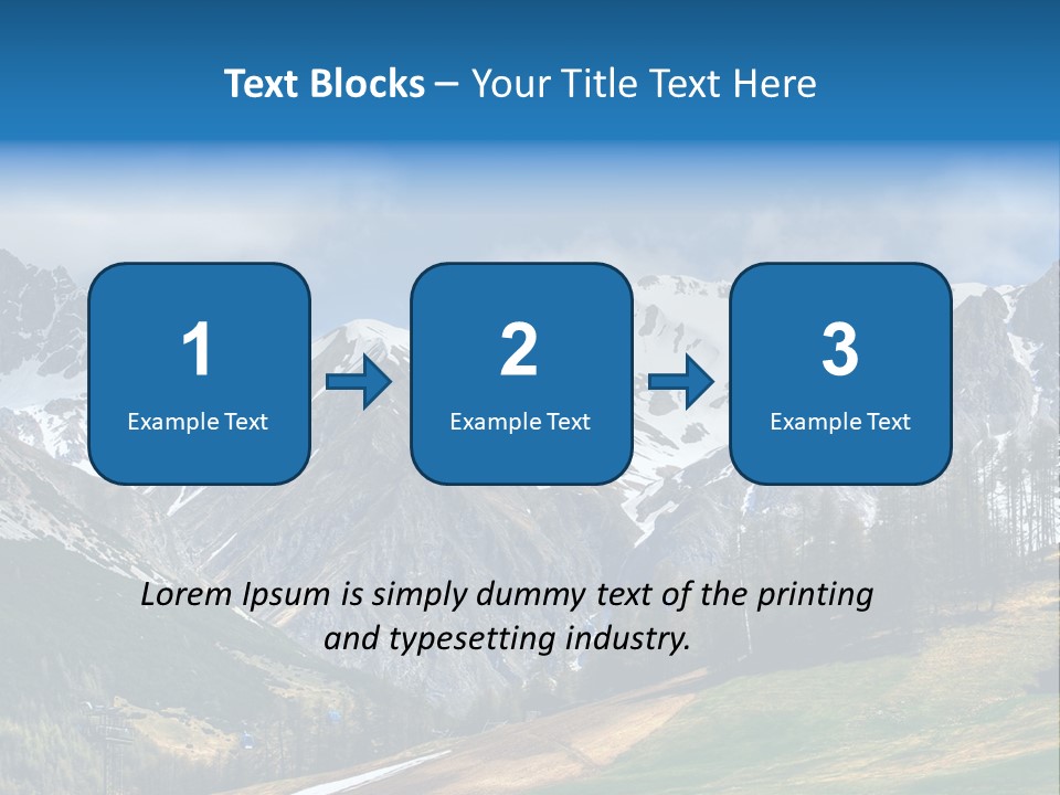 Escursioni Natura Sondrio PowerPoint Template