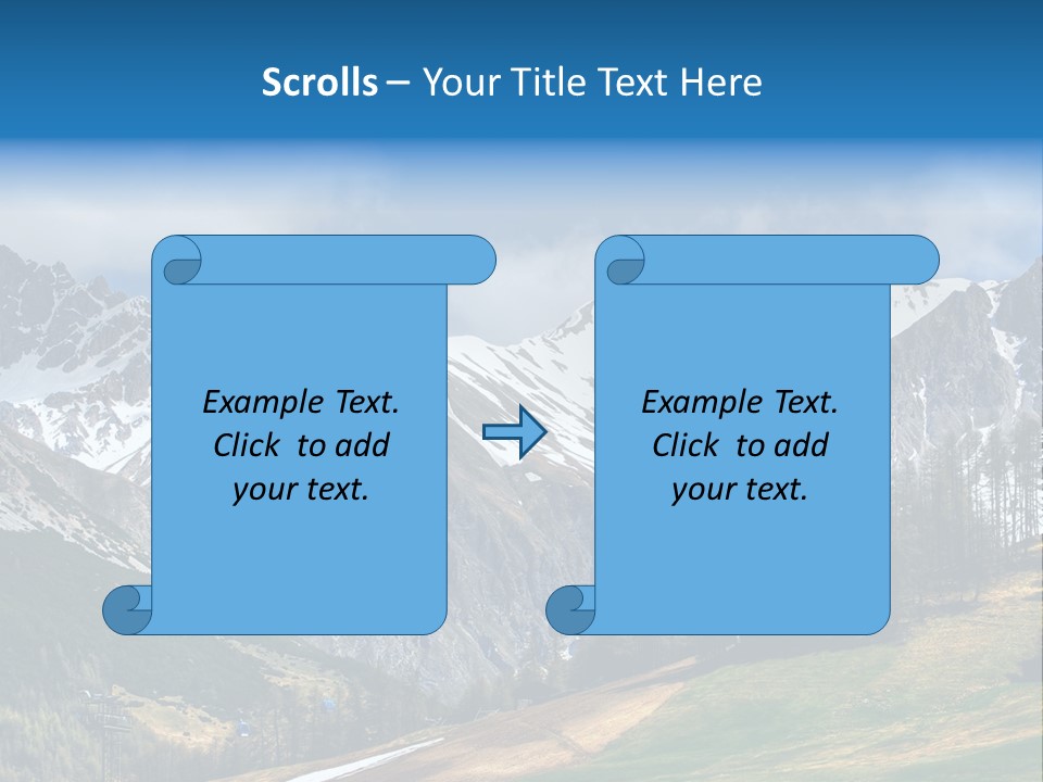 Escursioni Natura Sondrio PowerPoint Template