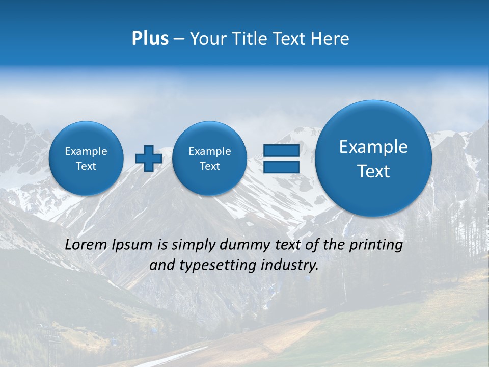 Escursioni Natura Sondrio PowerPoint Template