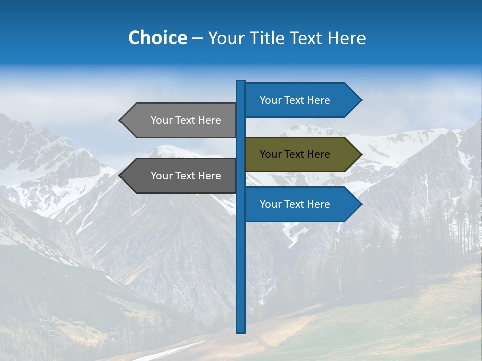 Escursioni Natura Sondrio PowerPoint Template